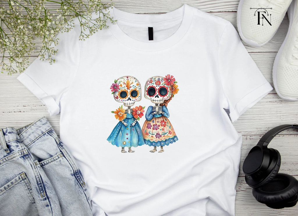 Day of the Dead Skeletons Clipart Bundle