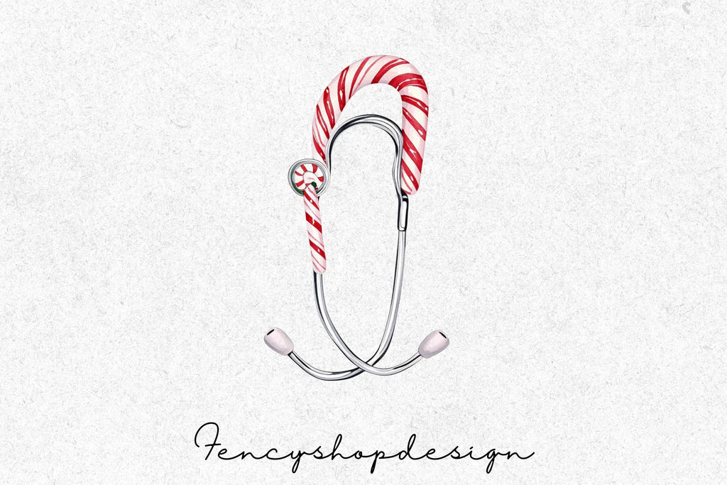 Christmas Nurses Clipart Bundle