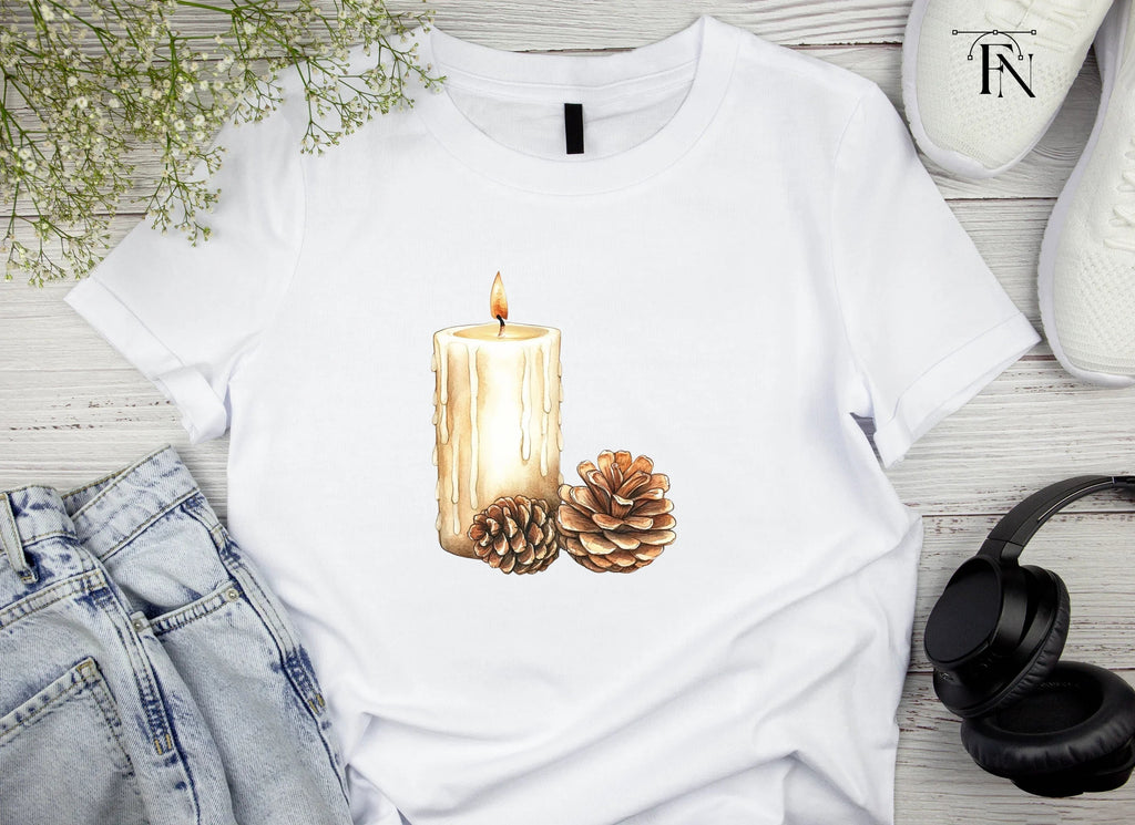 Christmas Candle Clipart Bundle