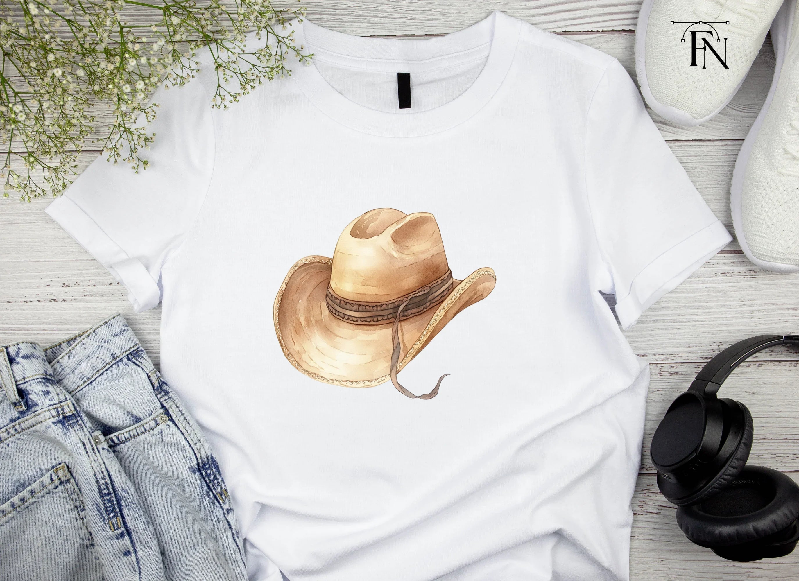 Cowboy Hat Clipart Bundle