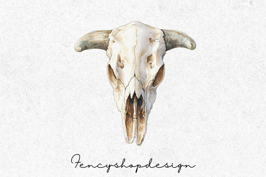Animal Skulls Clipart Bundle