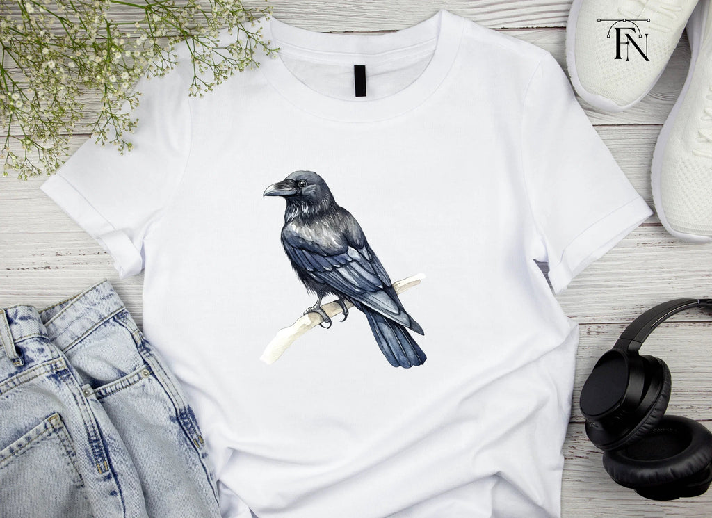 Black Raven Clipart Bundle