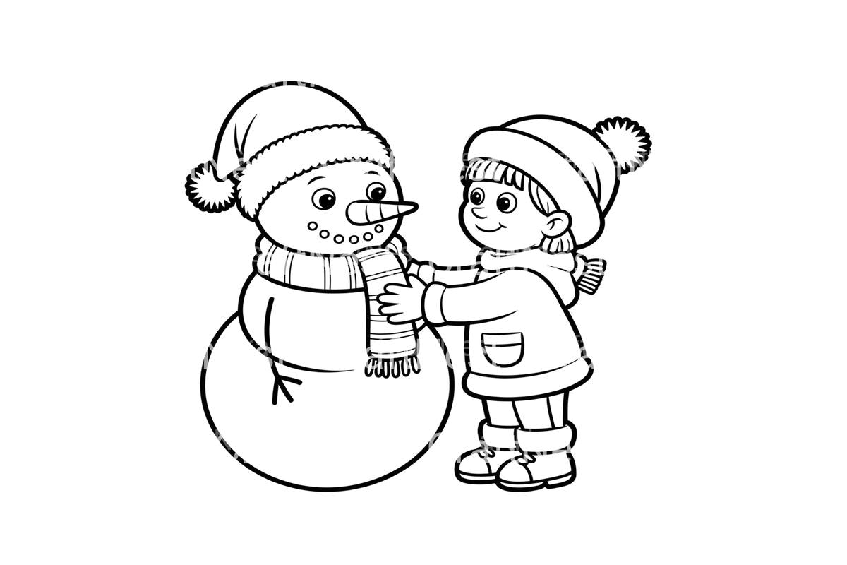 Kids Decorating Gingerbread House Fun Coloring Books