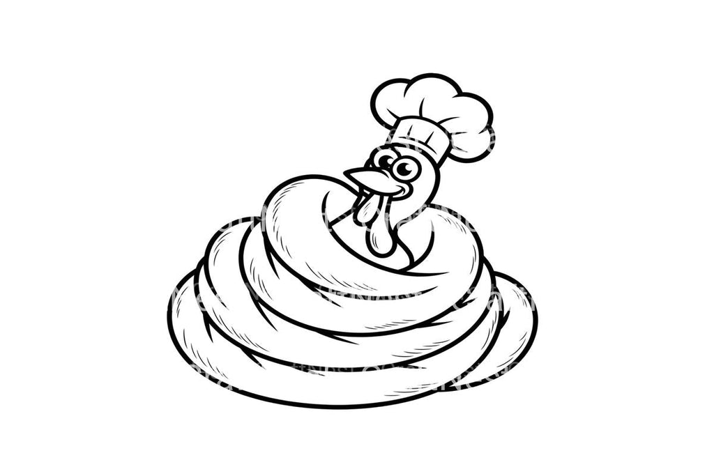 Thanksgiving Turkey Roll Coloring Books