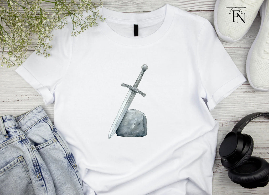 Excalibur Sword in Stone Clipart Bundle