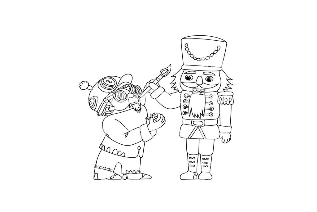 Nutcracker Maker Fun Coloring Books