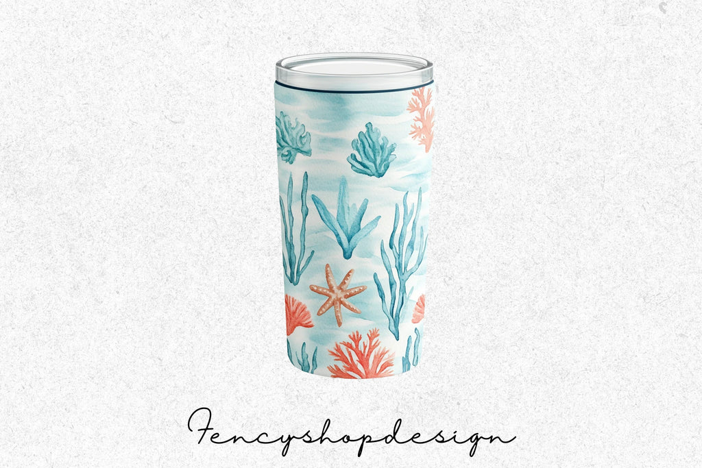 Tropical Summer Tumbler Clipart Bundle