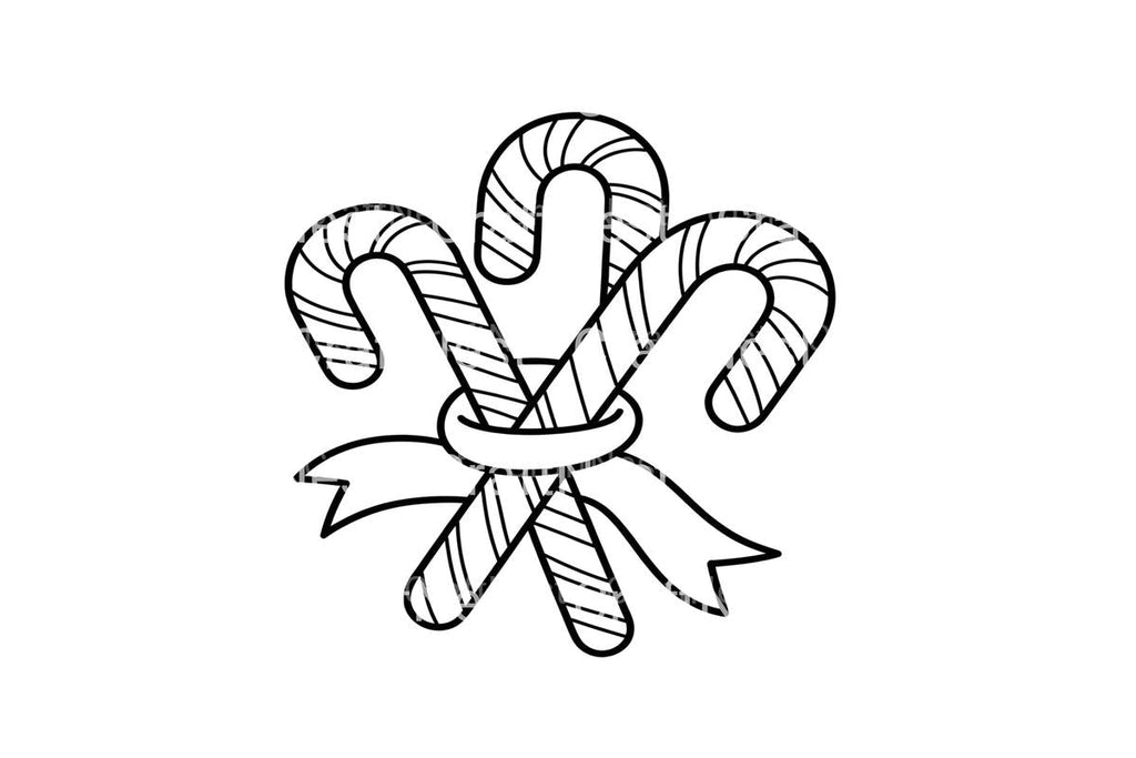 Candy Cane Bundles Coloring Books