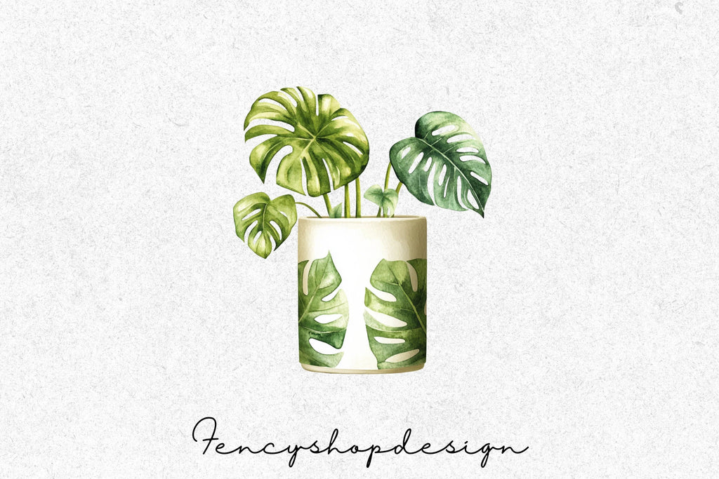 Potted Plants Clipart Bundle