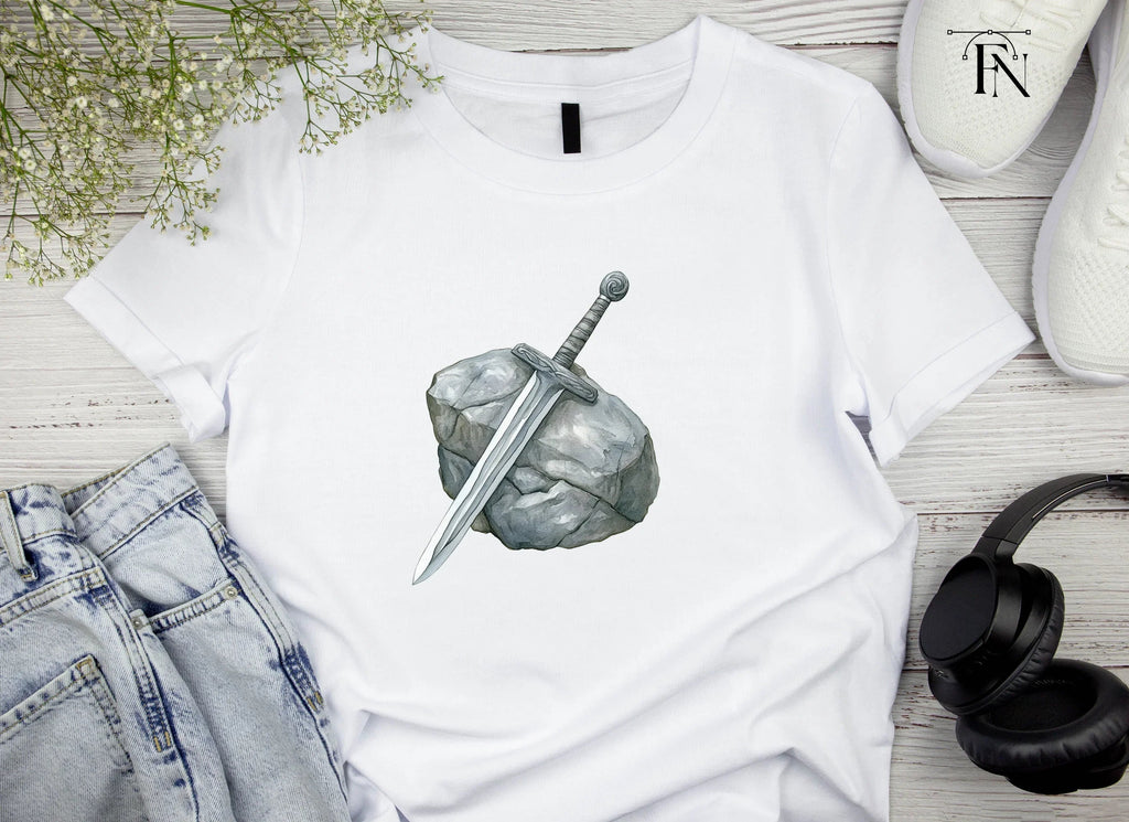 Excalibur Sword in Stone Clipart Bundle