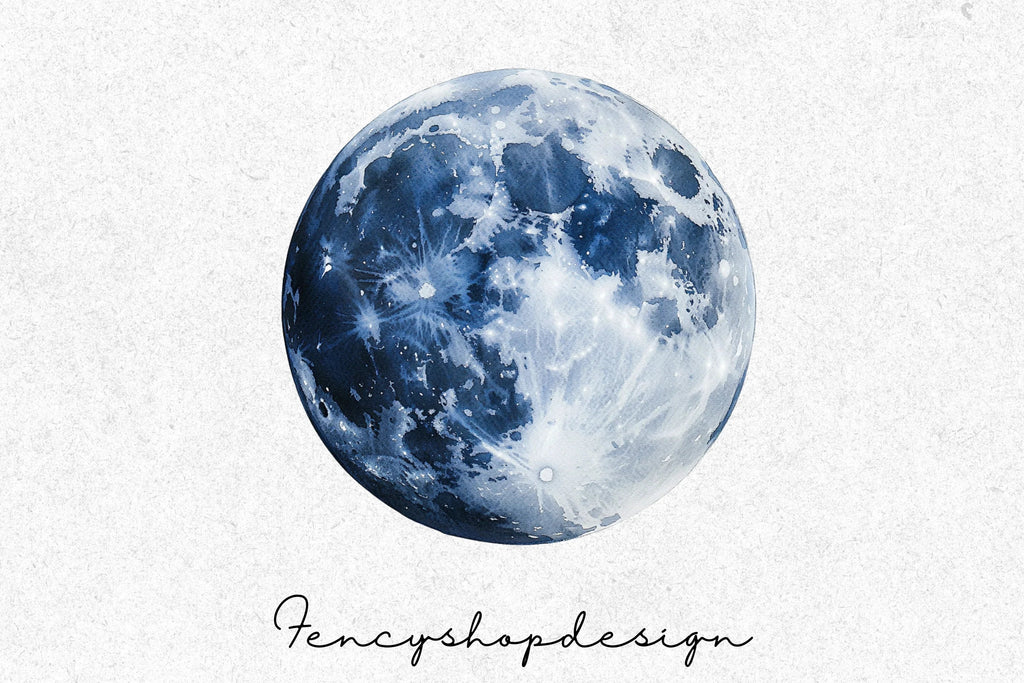 Celestial Moon Clipart Bundle