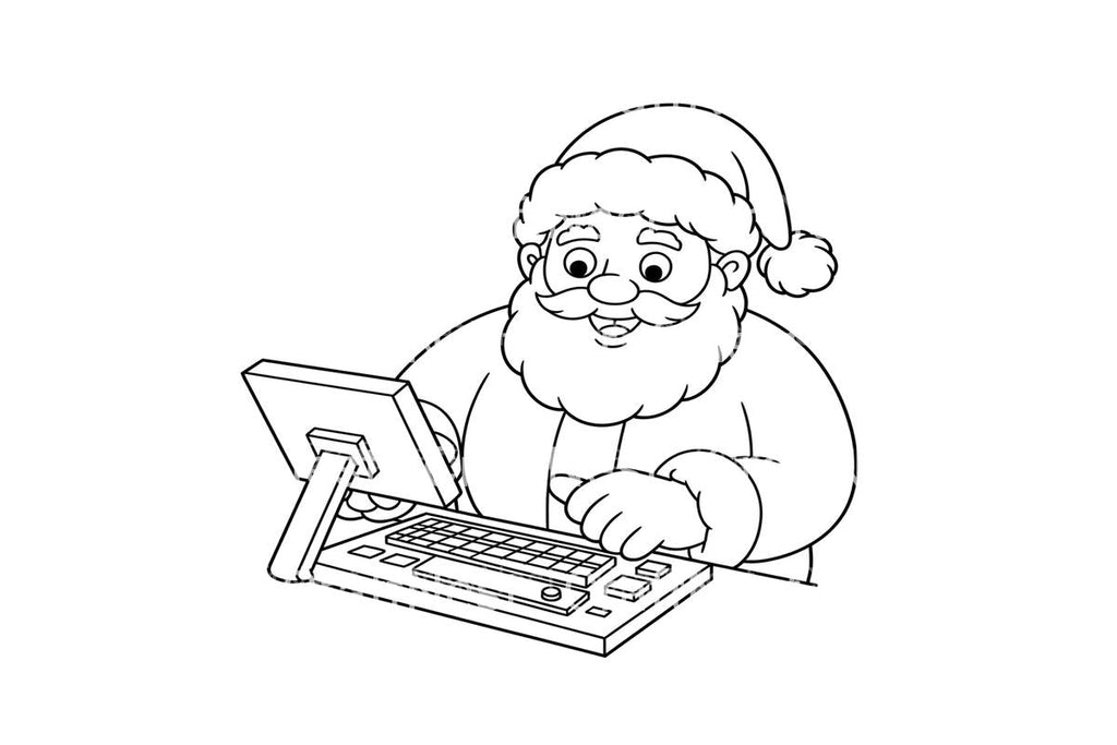 Santa Space Adventure Coloring Books