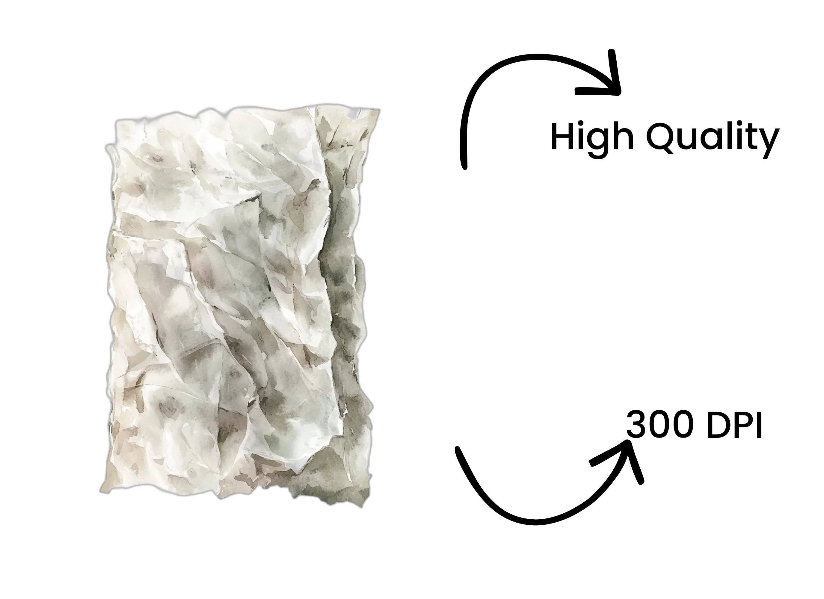 Crumpled Texture Clipart Bundle