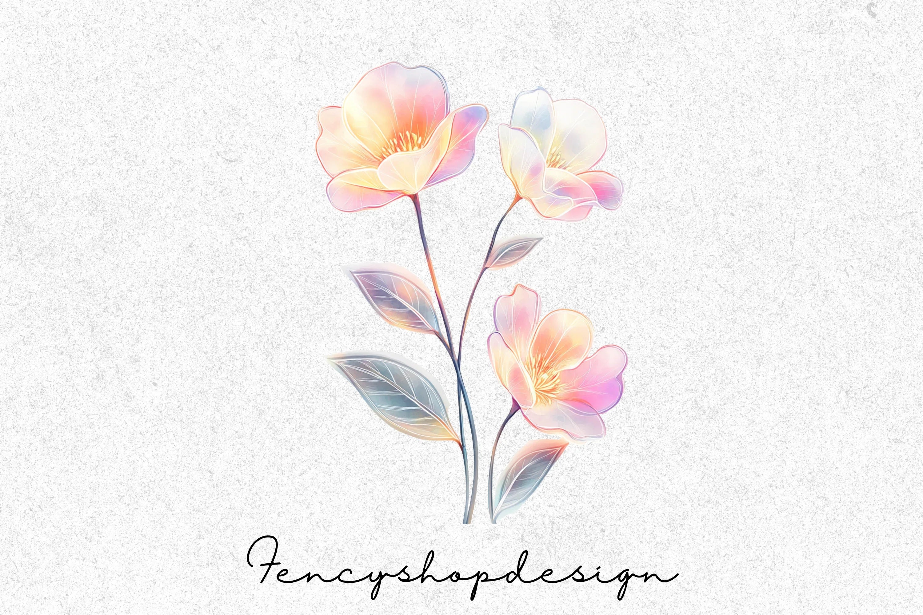 Delicate Floral Clipart Bundle