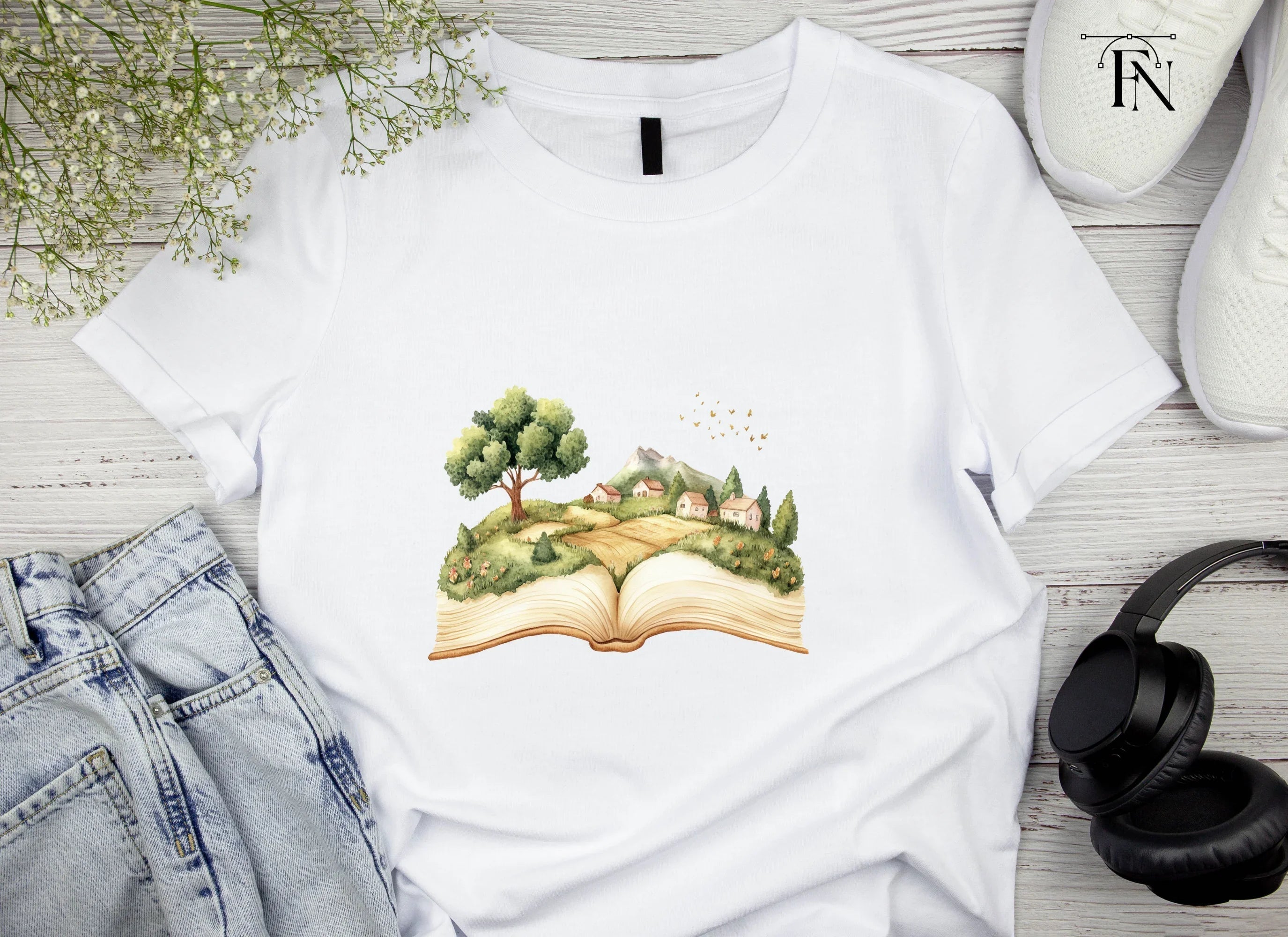 Village Scene Storybook Clipart Bundle