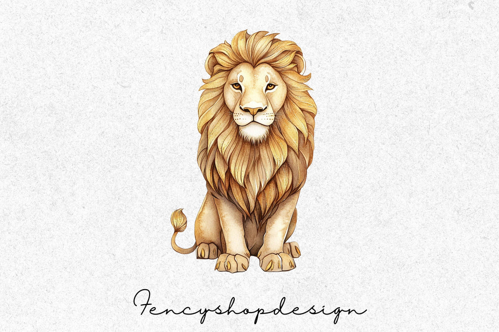 Majestic Lion Clipart Bundle