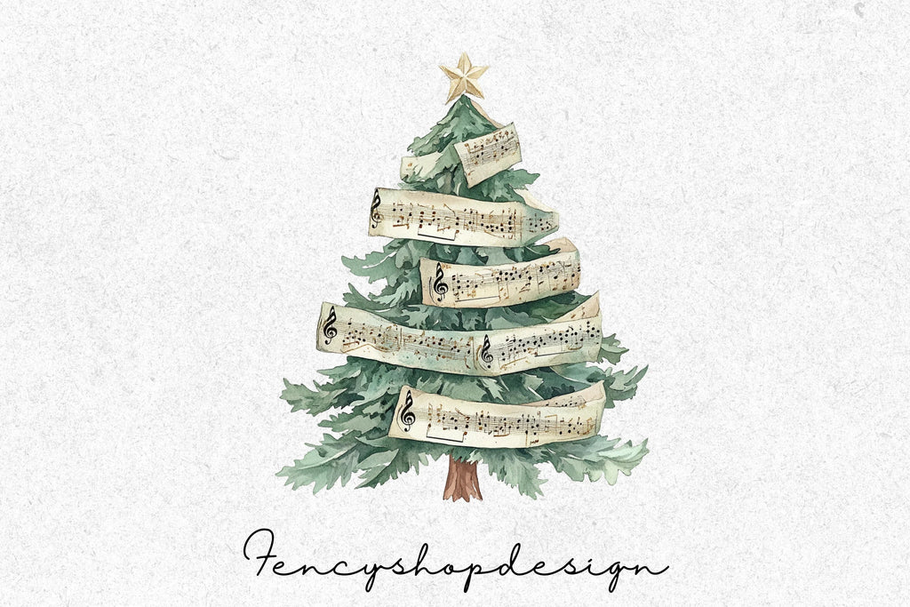 Christmas Tree Clipart Bundle