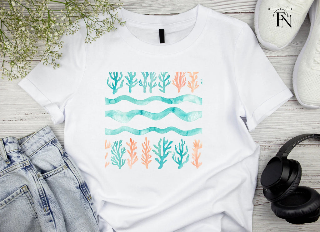 Coral Reef Pattern Clipart Bundle
