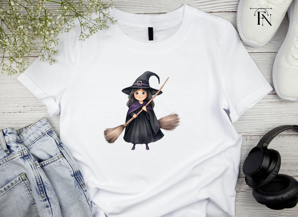 Cute Halloween Witch Clipart Bundle