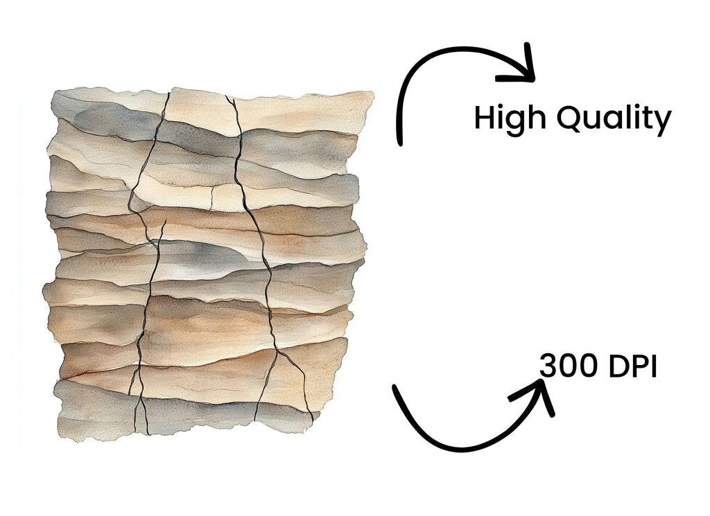 Cracked Stone Texture Clipart Bundle