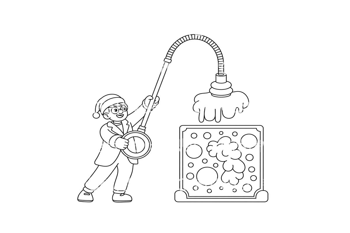 Winter Science Fun Coloring Books