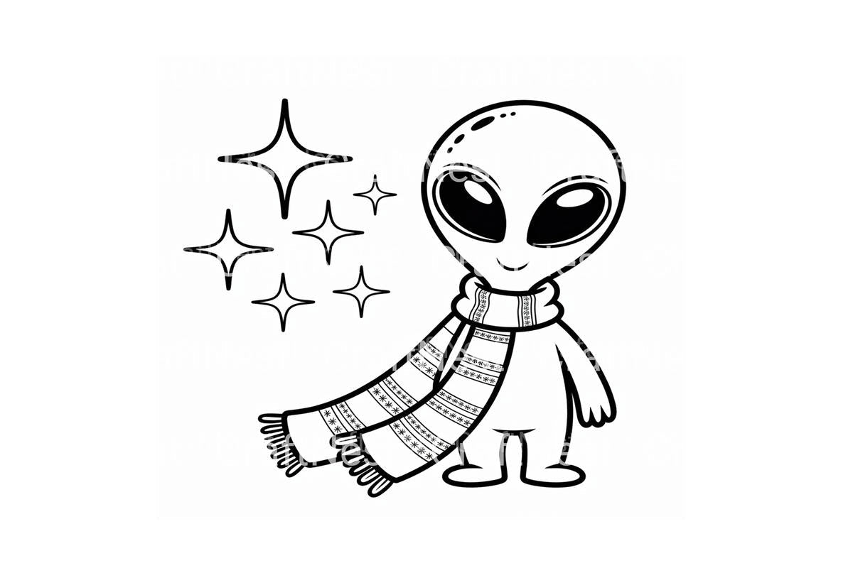 Christmas Astronauts Fun Coloring Books