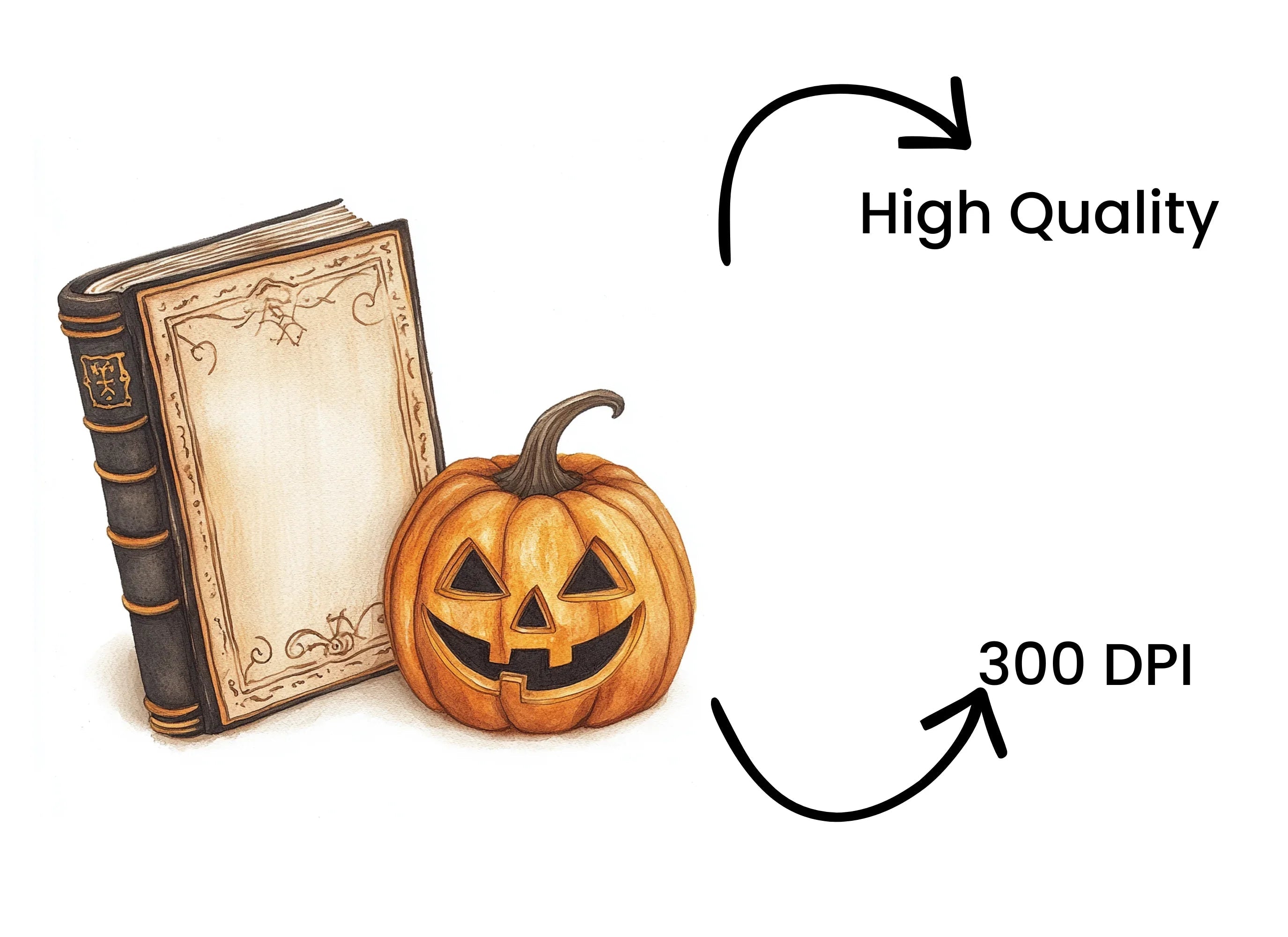 Halloween Jack Lantern Clipart Bundle