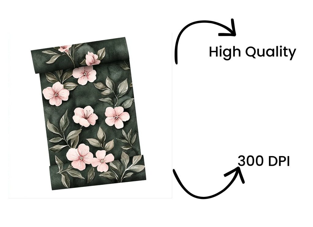 Vintage Floral Pattern Clipart Bundle