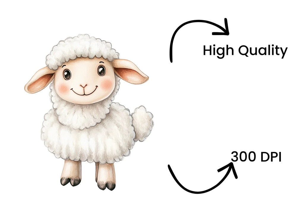 Cute Sheep Clipart Bundle
