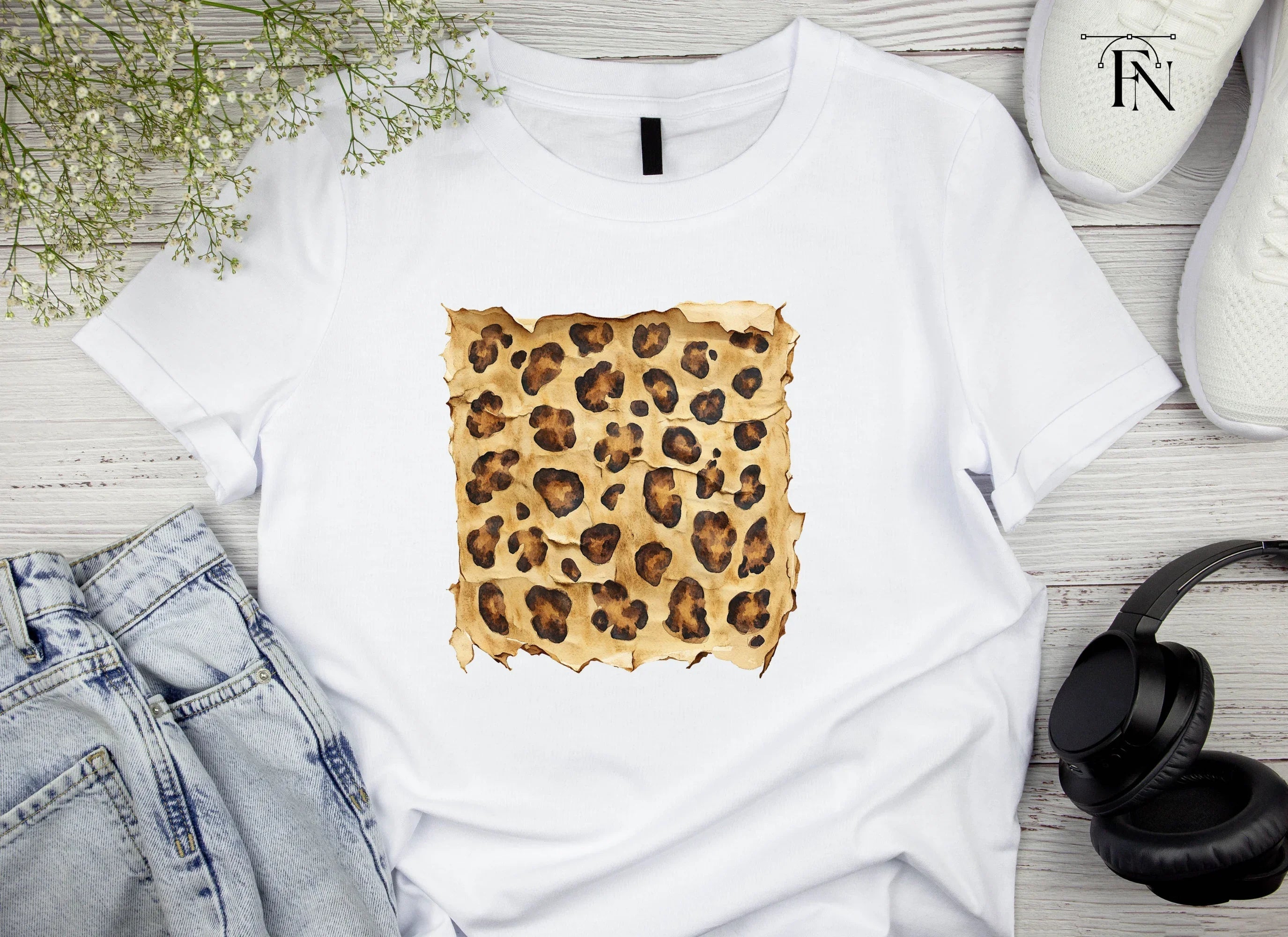 Leopard Texture Clipart Bundle