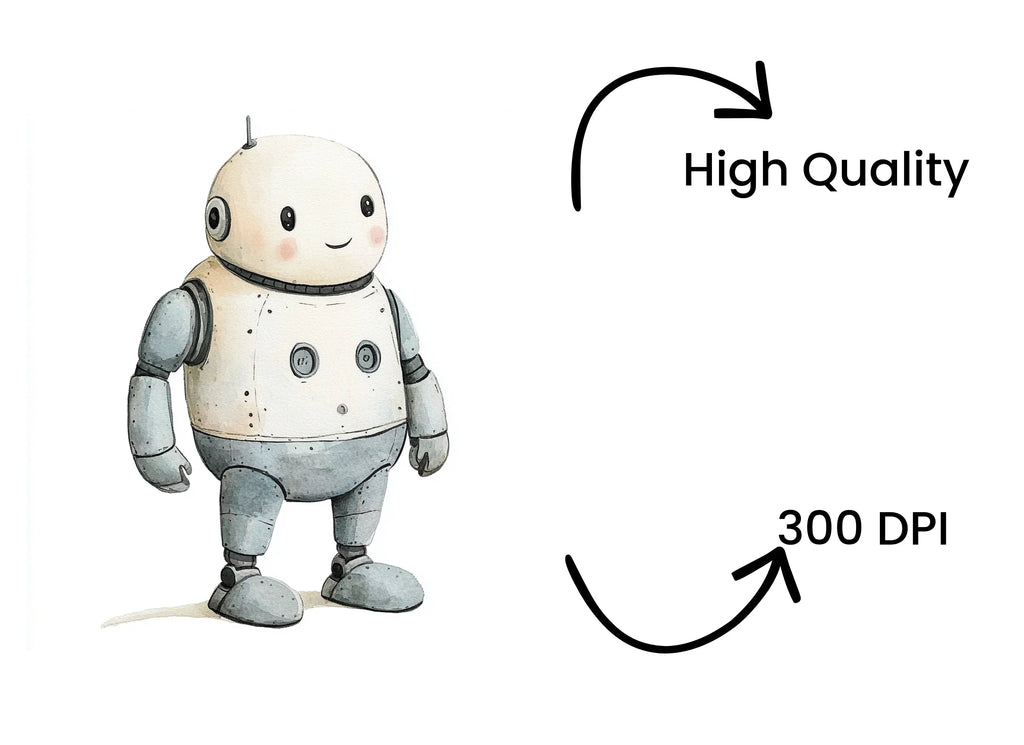 Cute Robot Clipart Bundle