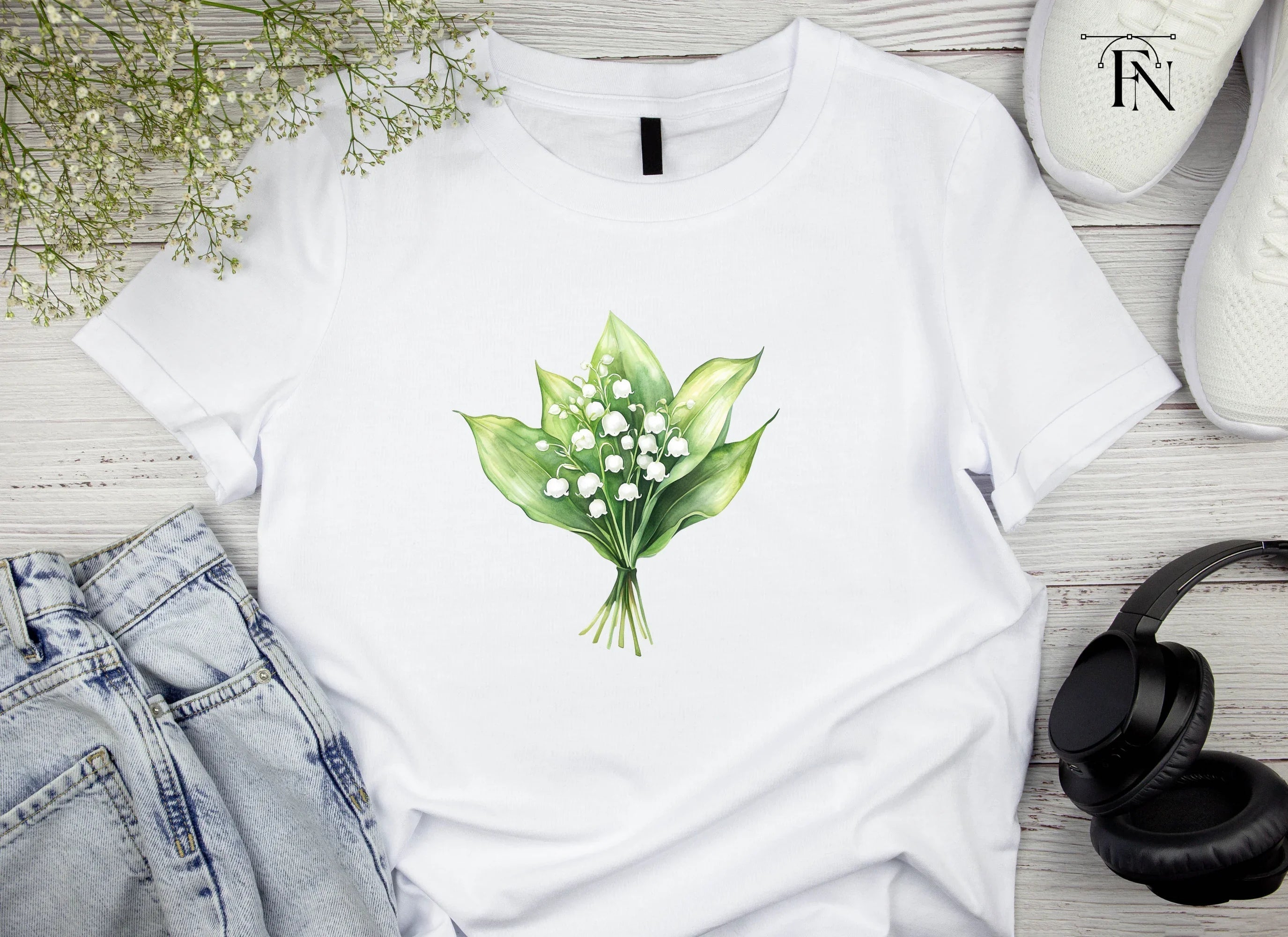Lily of the Valley Clipart Bundle