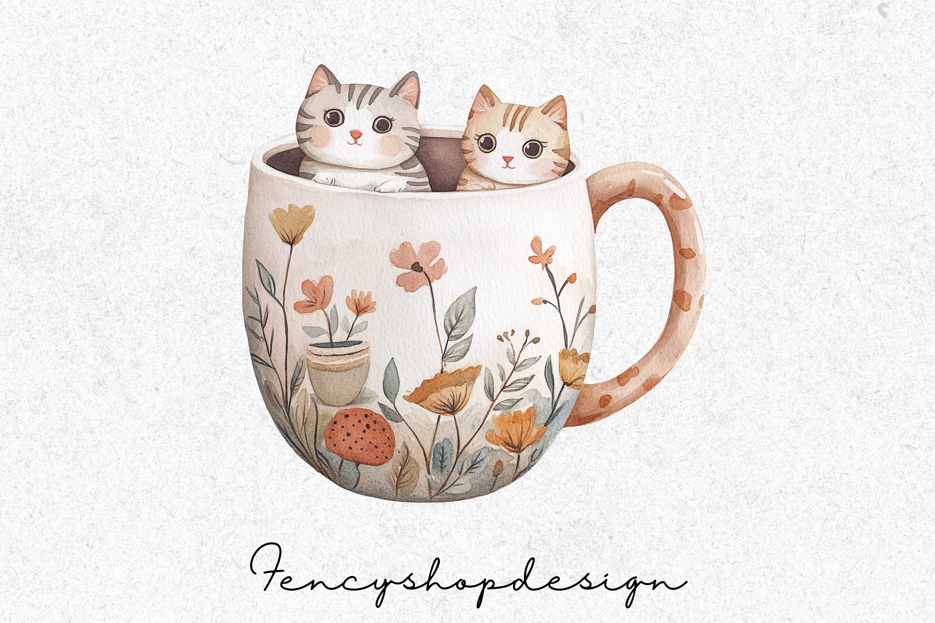 Adorable Cat Clipart Bundle