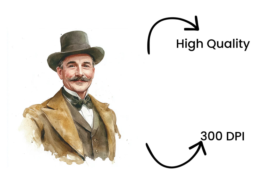 Victorian Gentlemen Clipart Bundle