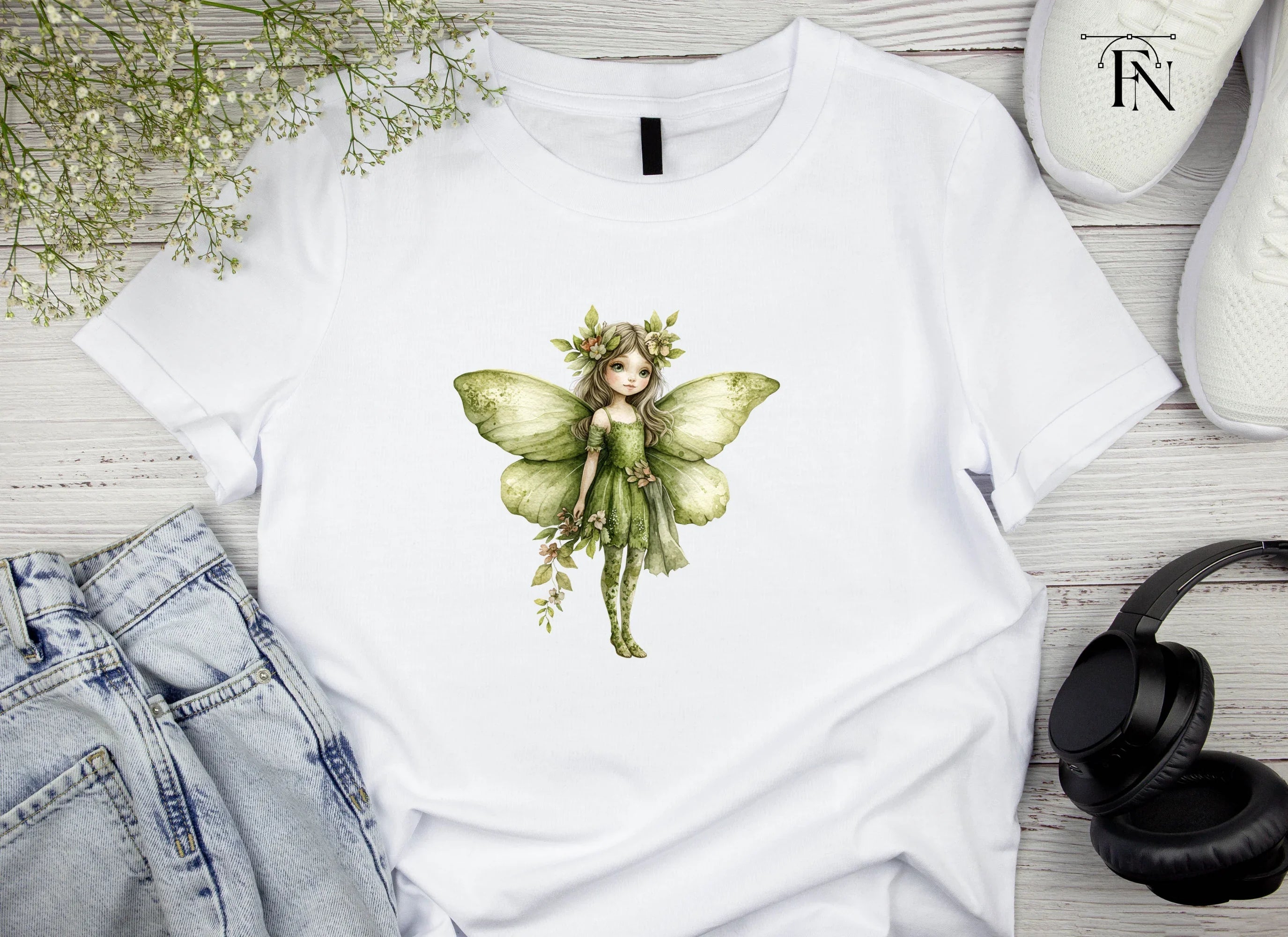 Whimsical Forest Fairy Clipart Bundle
