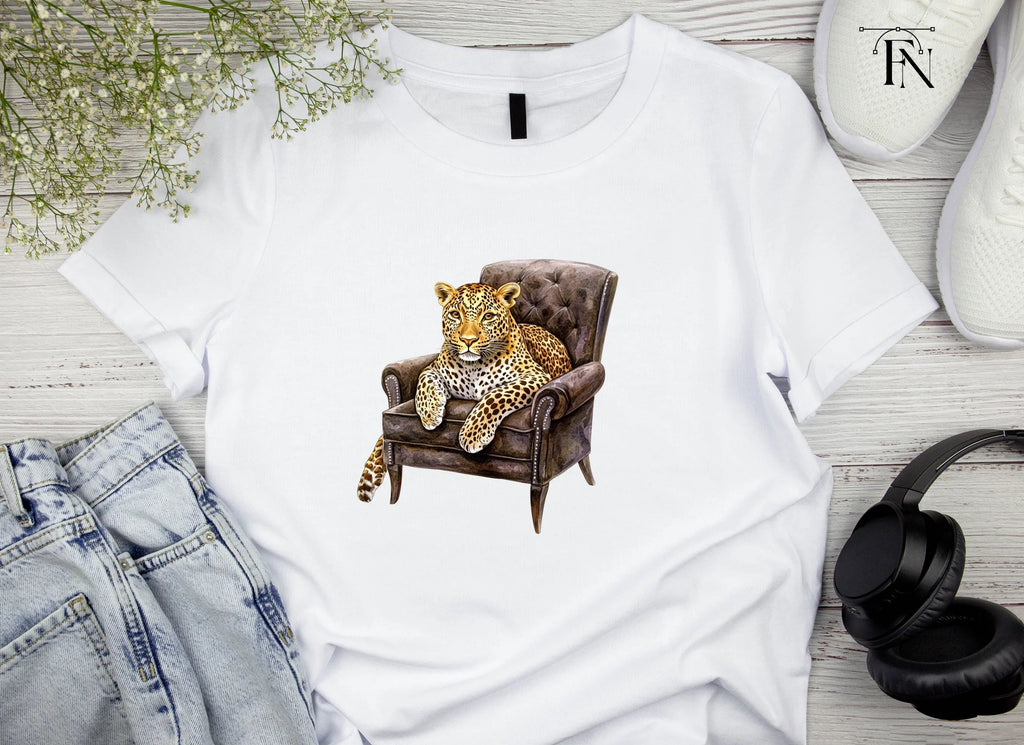Leopard in Armchair Clipart Bundle