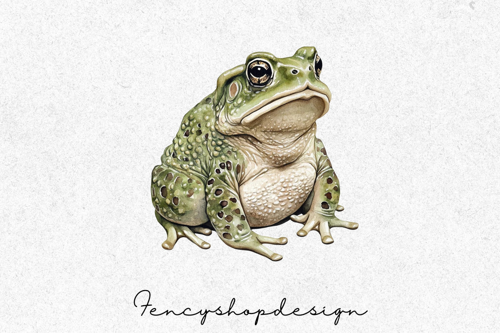 Realistic Toad Clipart Bundle