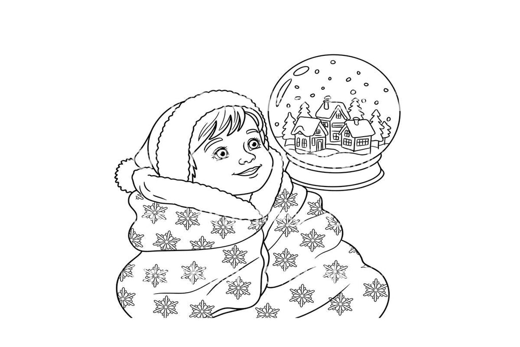 Enchanting Winter Scenes Planner Coloring Books