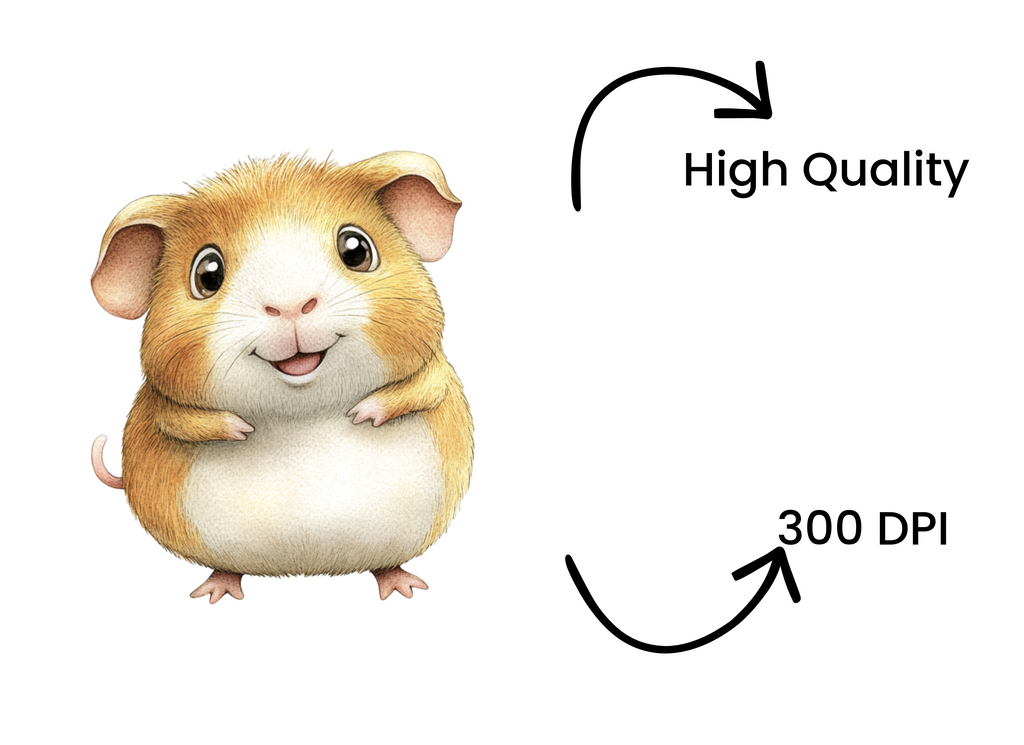 Charming Guinea Pig Clipart Bundle