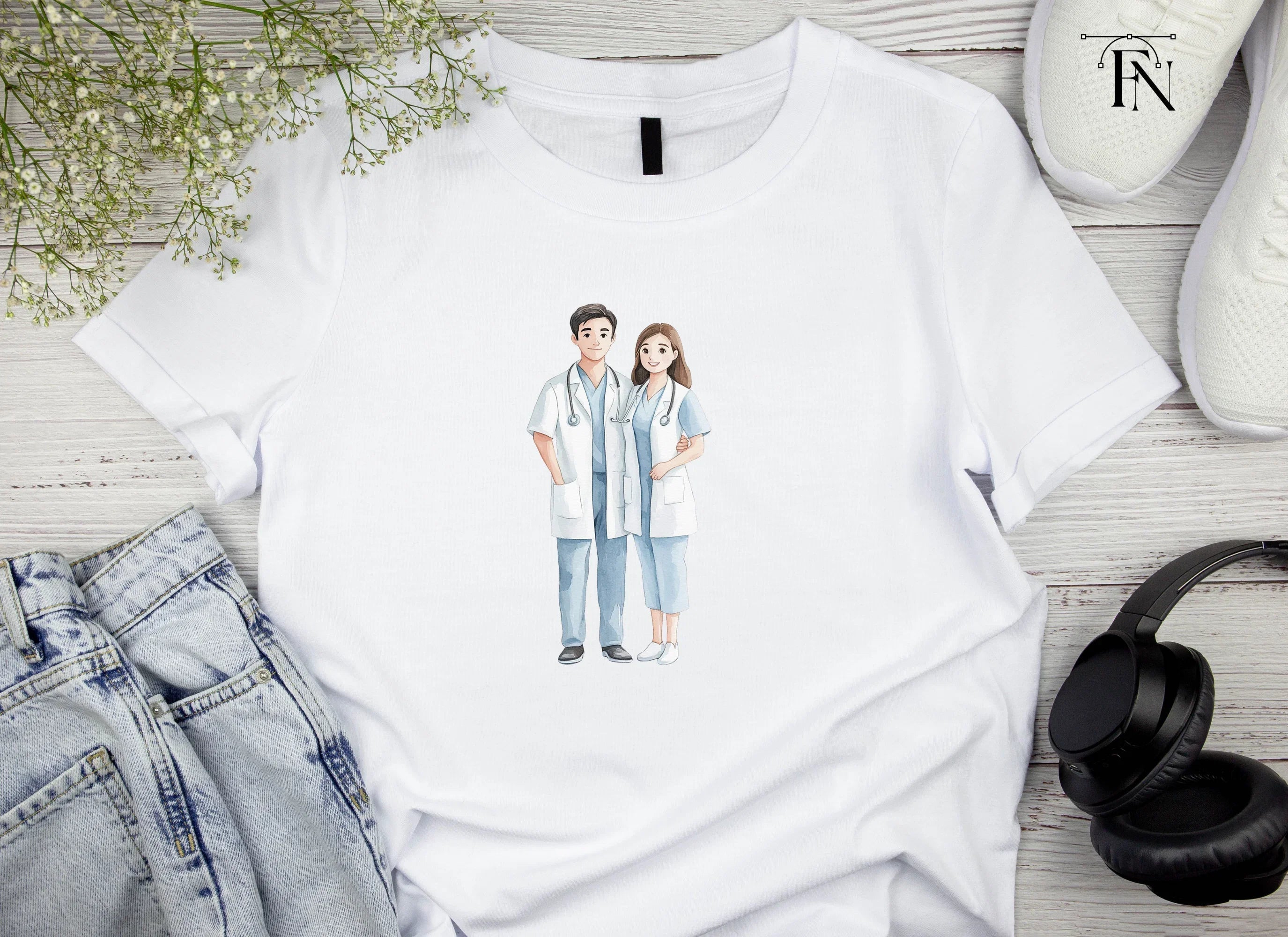 Medical Couple Clipart Bundle