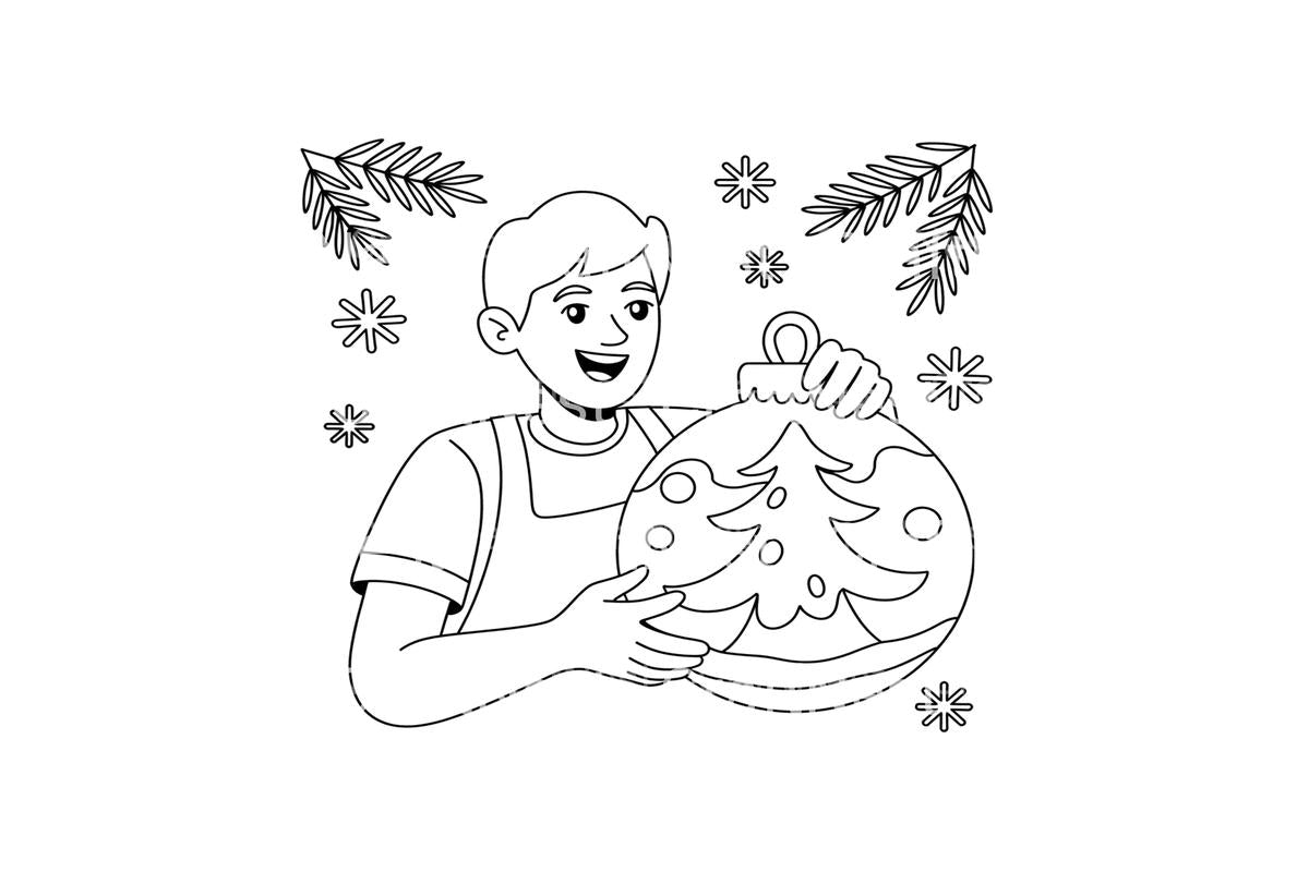 Christmas Ornament Fun Coloring Books