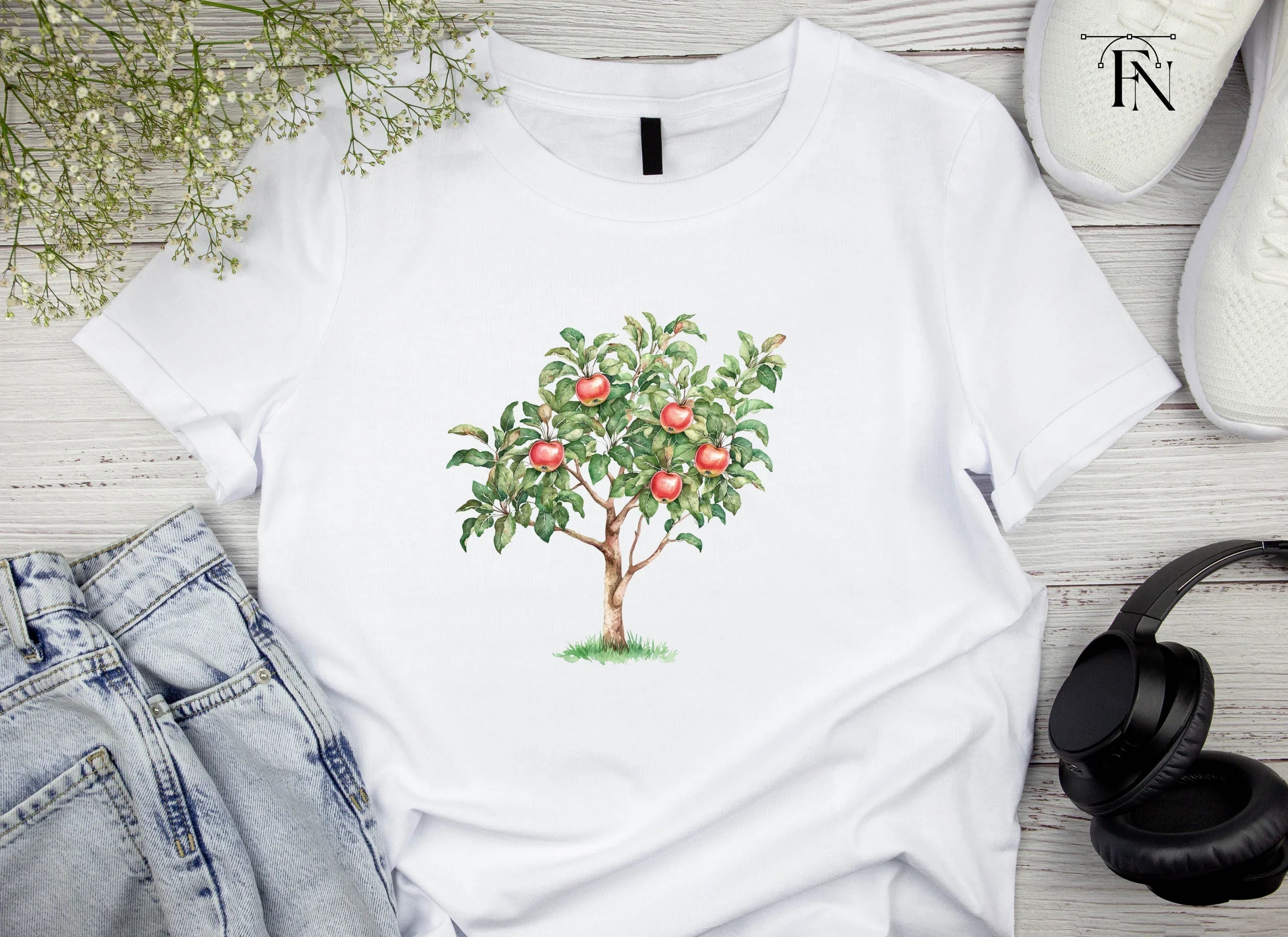 Apple Tree Clipart Bundle