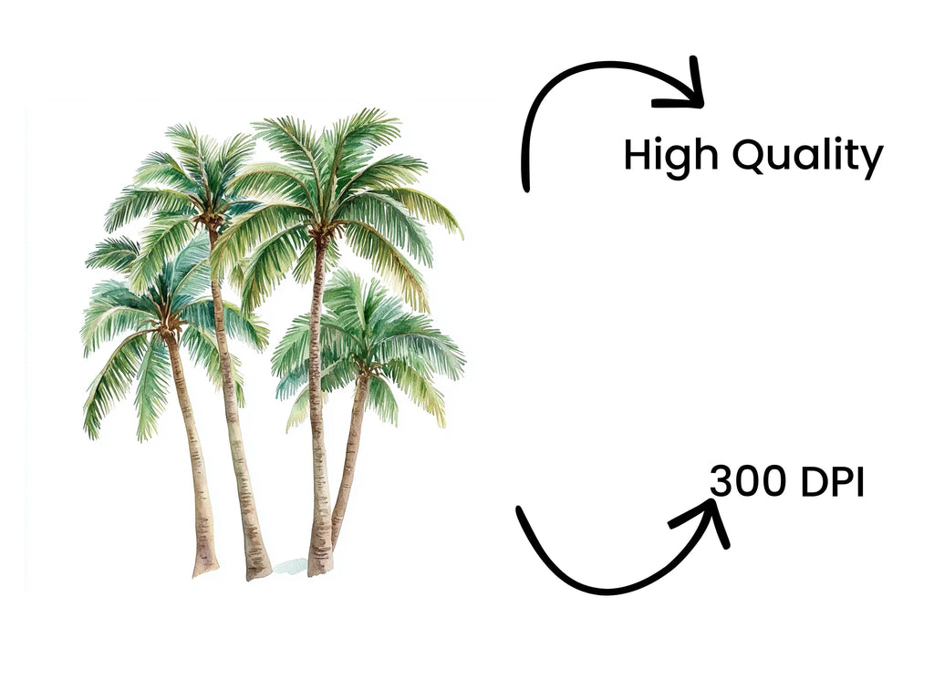 Palm Trees Clipart Bundle