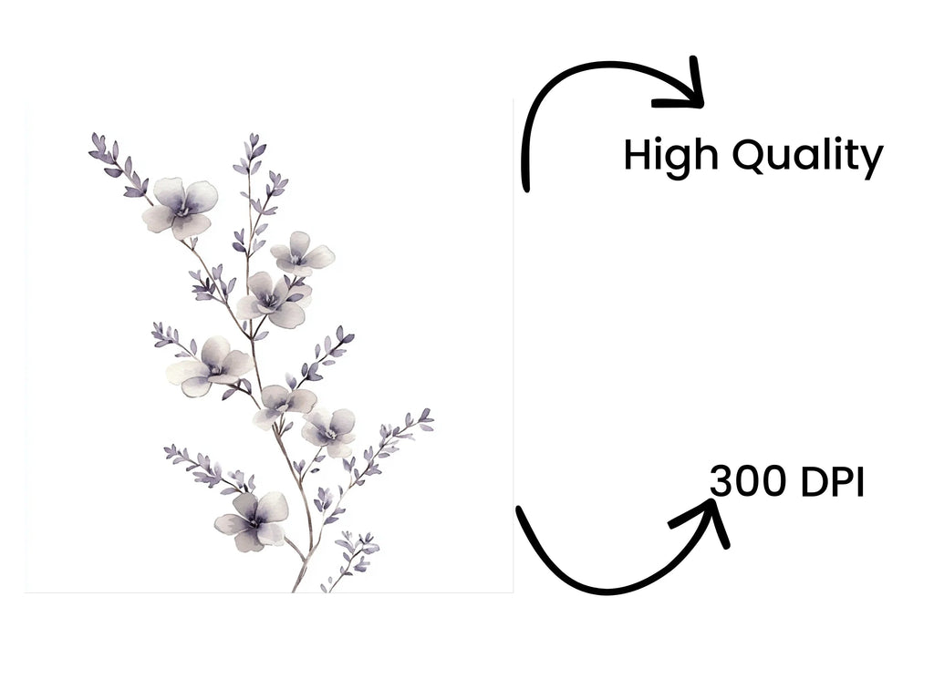 Eucalyptus and Lavender Clipart Bundle