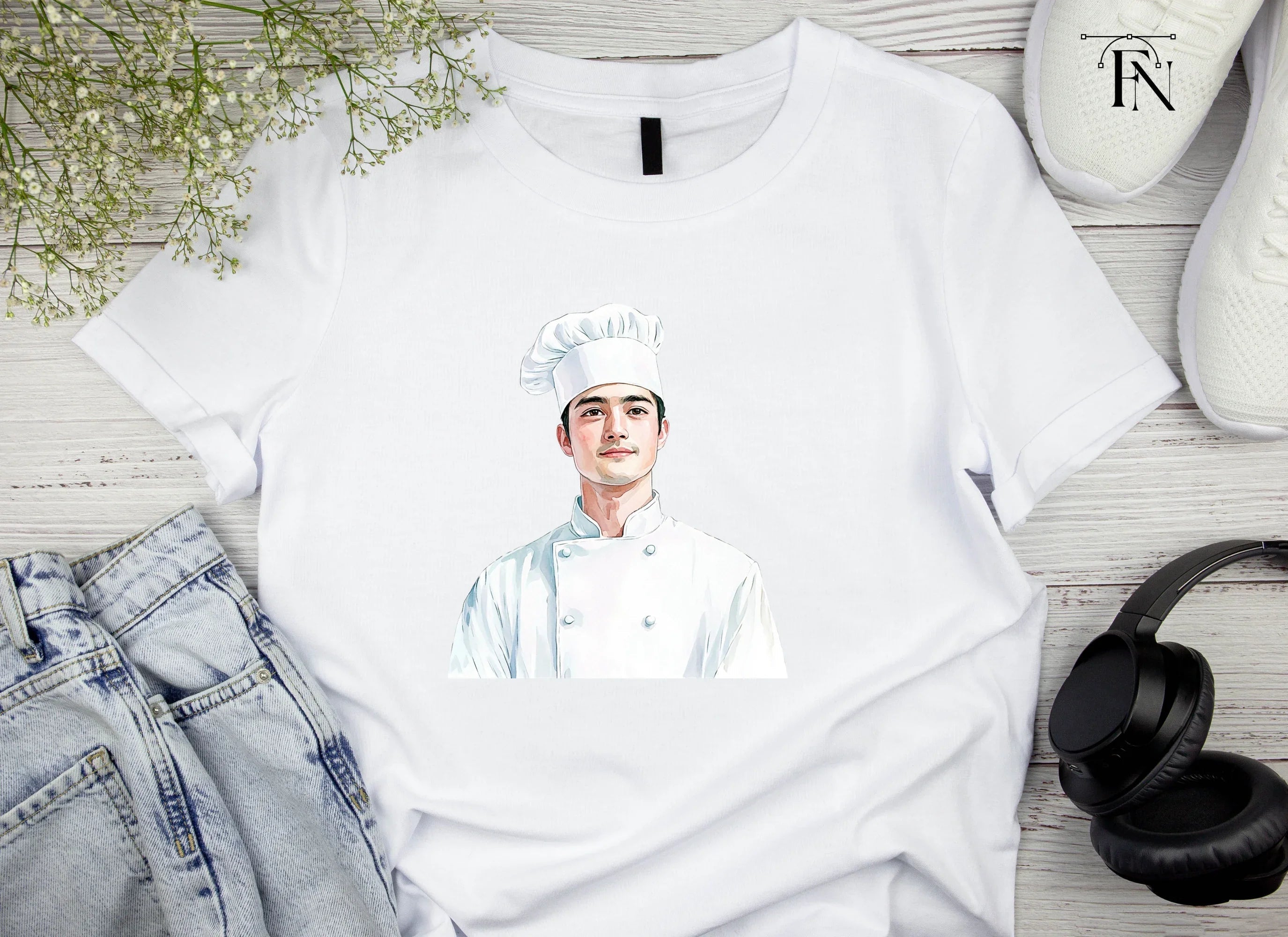 Male Chef Portrait Clipart Bundle