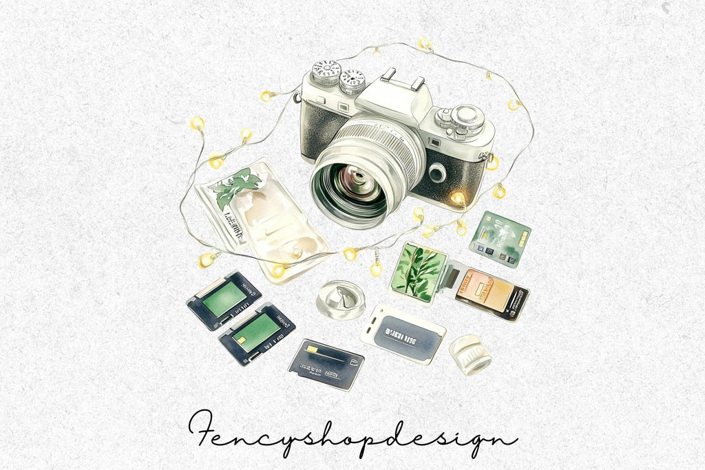 Photography Santa Clipart Bundle