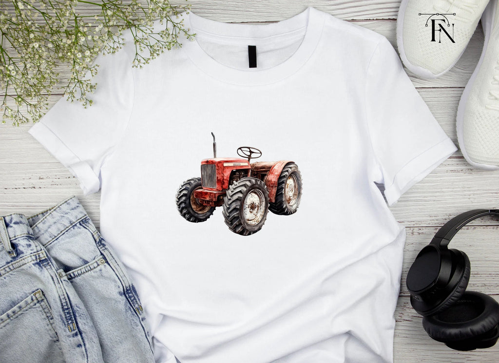 Vintage Farm Tractor Clipart Bundle