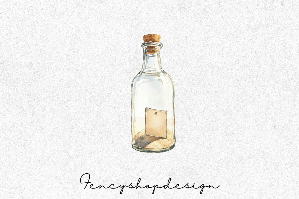 Message in a Bottle Clipart Bundle
