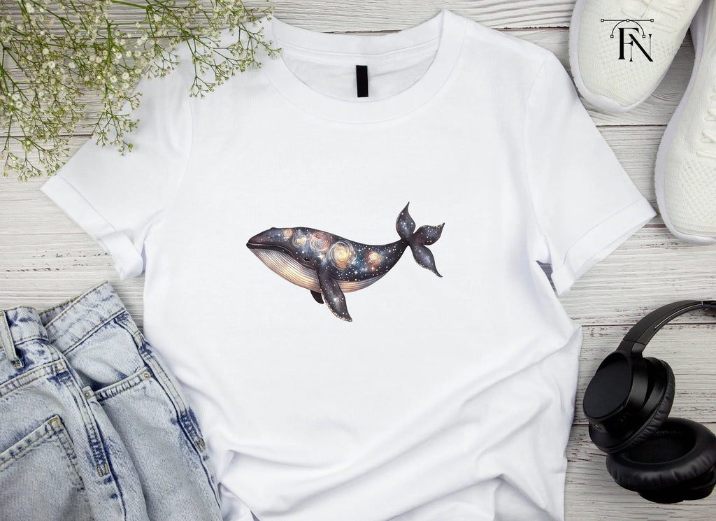 Celestial Whale Clipart Bundle