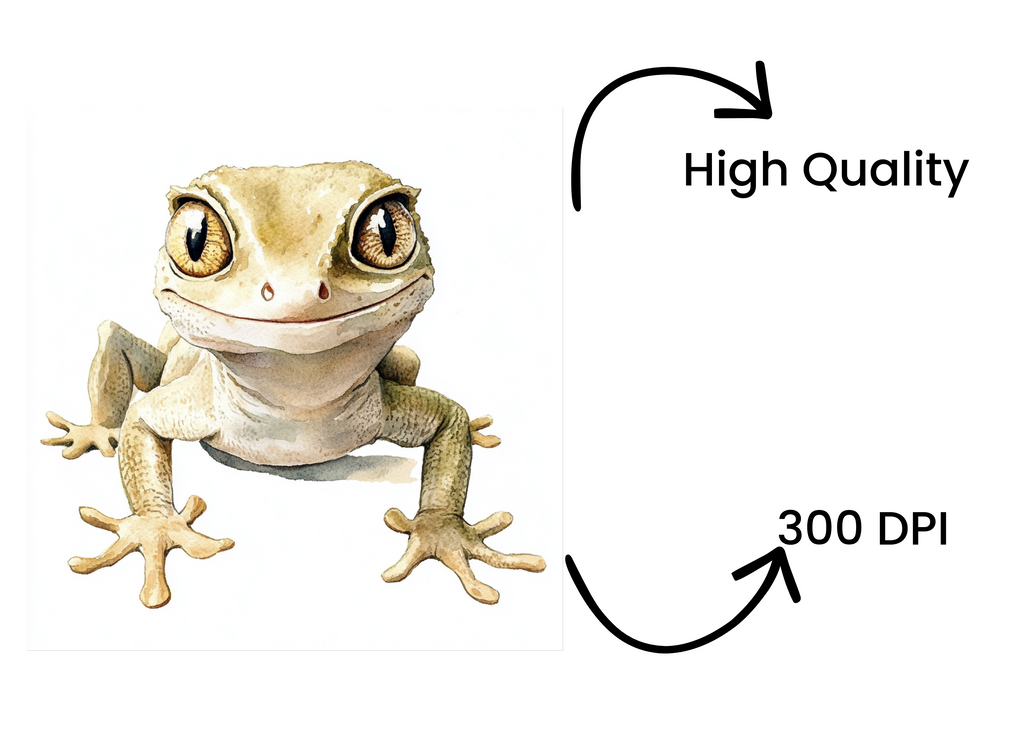 Adorable Brown Gecko Clipart Bundle